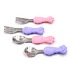 kids cutlery set with silicone handle